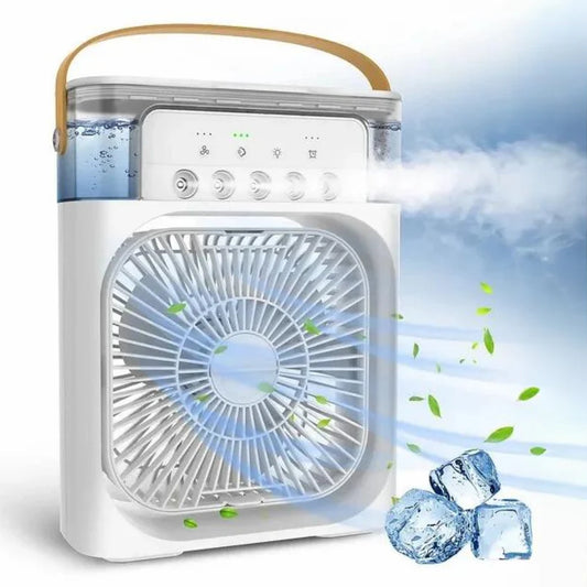 Portable Mini Air Cooler with LED & Timer | 3 Modes | Home, Office Travel